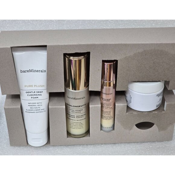 BareMinerals Glow To-Go Skincare Travel Set For Normal To Dry Skin - Picture 2 of 4